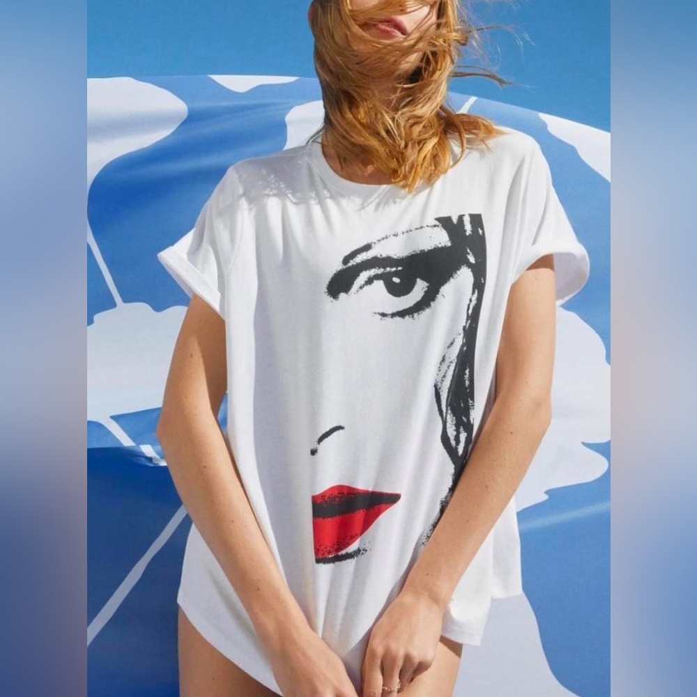 DVF X Target Lip Graphic Tee